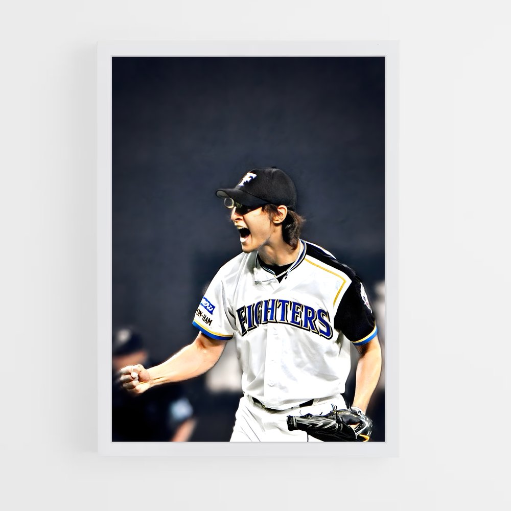 Poster Yu's Pitch – affiche Baseball (vue 3)